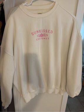 Sunkissed Coconut Cream Pullover Sweatshirt